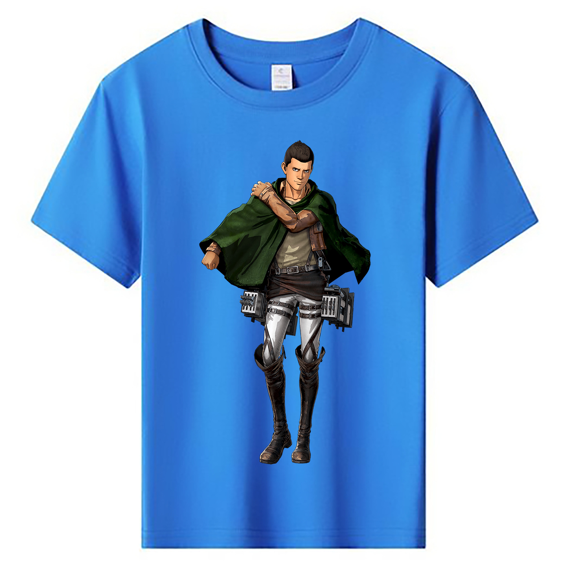 （画像用） 進撃の巨人 Attack on Titan 綿100％キッズTシャツ（フロントプリント）